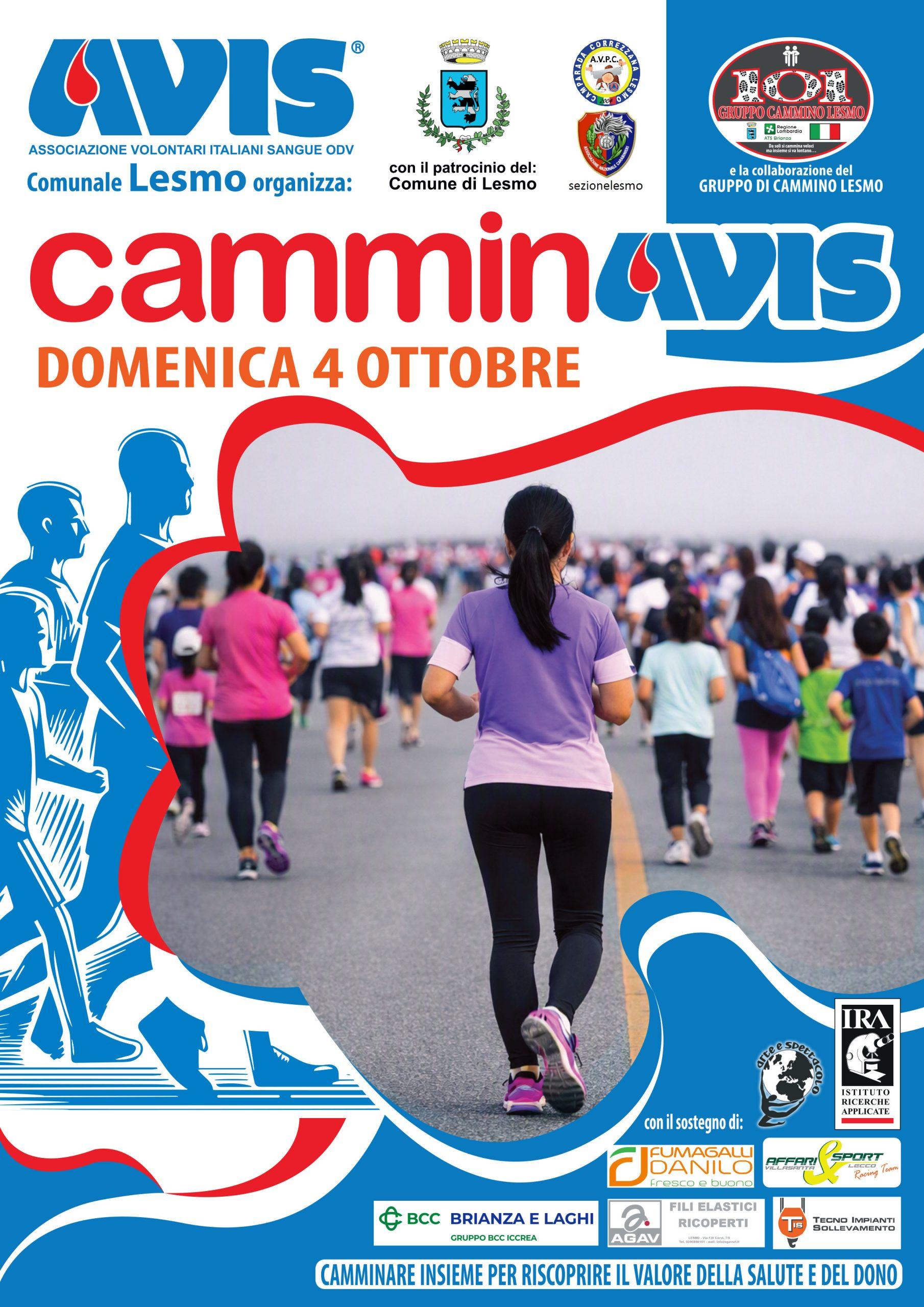 Locandina camminaAVIS
